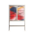 Fuerte - Loft Cabinet - Vratislav Pecka - Pebble - Reeded glass