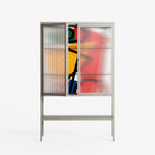 Misplaced - Loft Cabinet - Vratislav Pecka - Pebble - Reeded glass