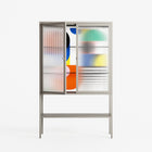 Murano - Loft Cabinet - Vratislav Pecka - Pebble - Reeded glass