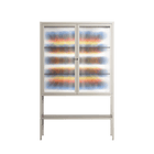 Perspektiva - Loft Cabinet - Vratislav Pecka - Pebble - Reeded glass
