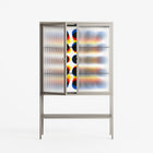 Perspektiva - Loft Cabinet - Vratislav Pecka - Pebble - Reeded glass