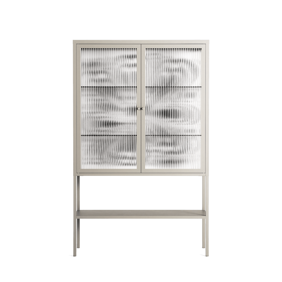 Splash of black - Loft Cabinet - Vratislav Pecka - Pebble - Reeded glass