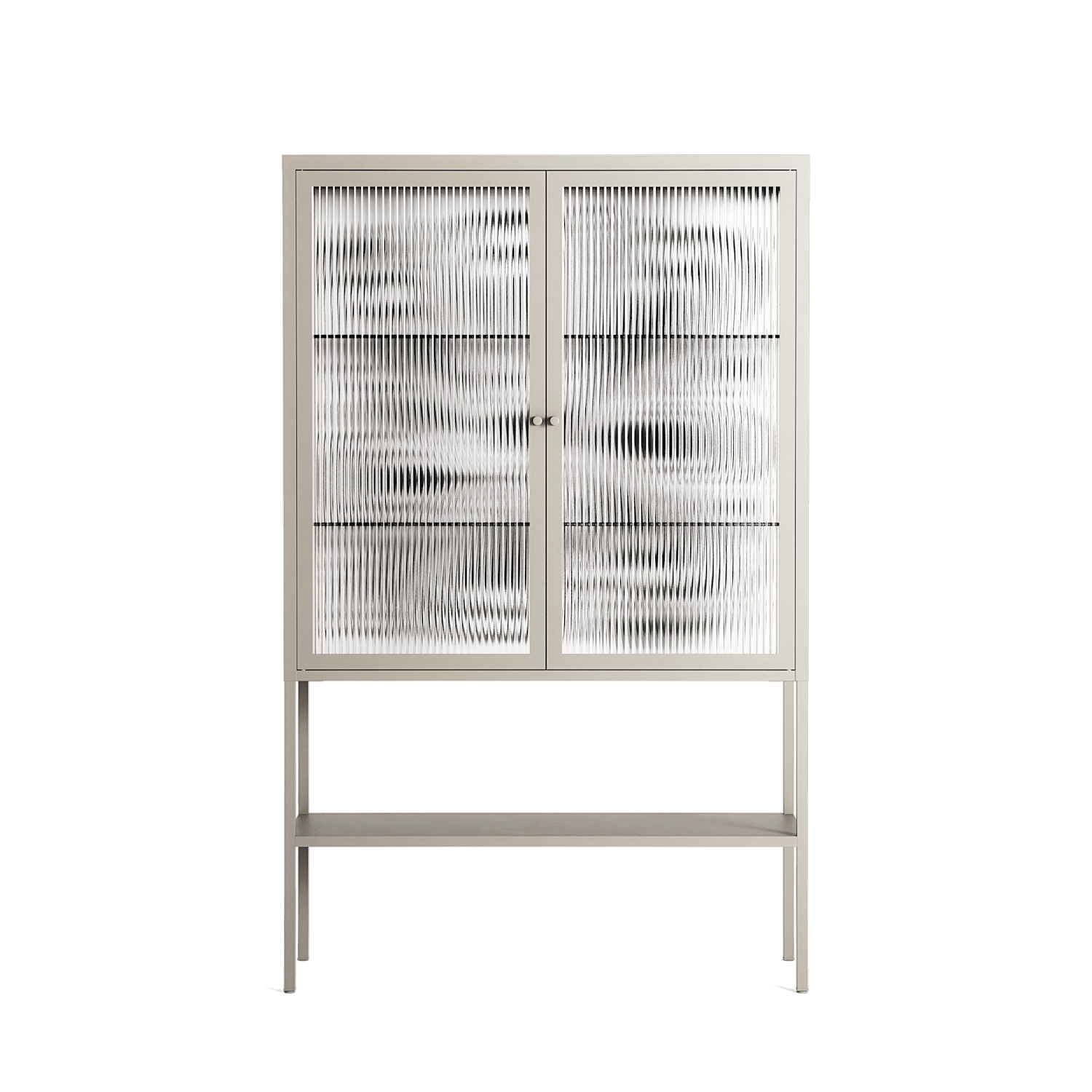 Splash of black - Loft Cabinet - Vratislav Pecka - Pebble - Reeded glass