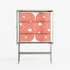 United - Loft Cabinet - Vratislav Pecka - Pebble - Reeded glass