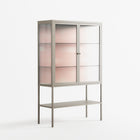 United - Loft Cabinet - Vratislav Pecka - Pebble - Reeded glass