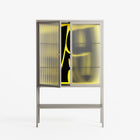 Yay - Loft Cabinet - Vratislav Pecka - Pebble - Reeded glass