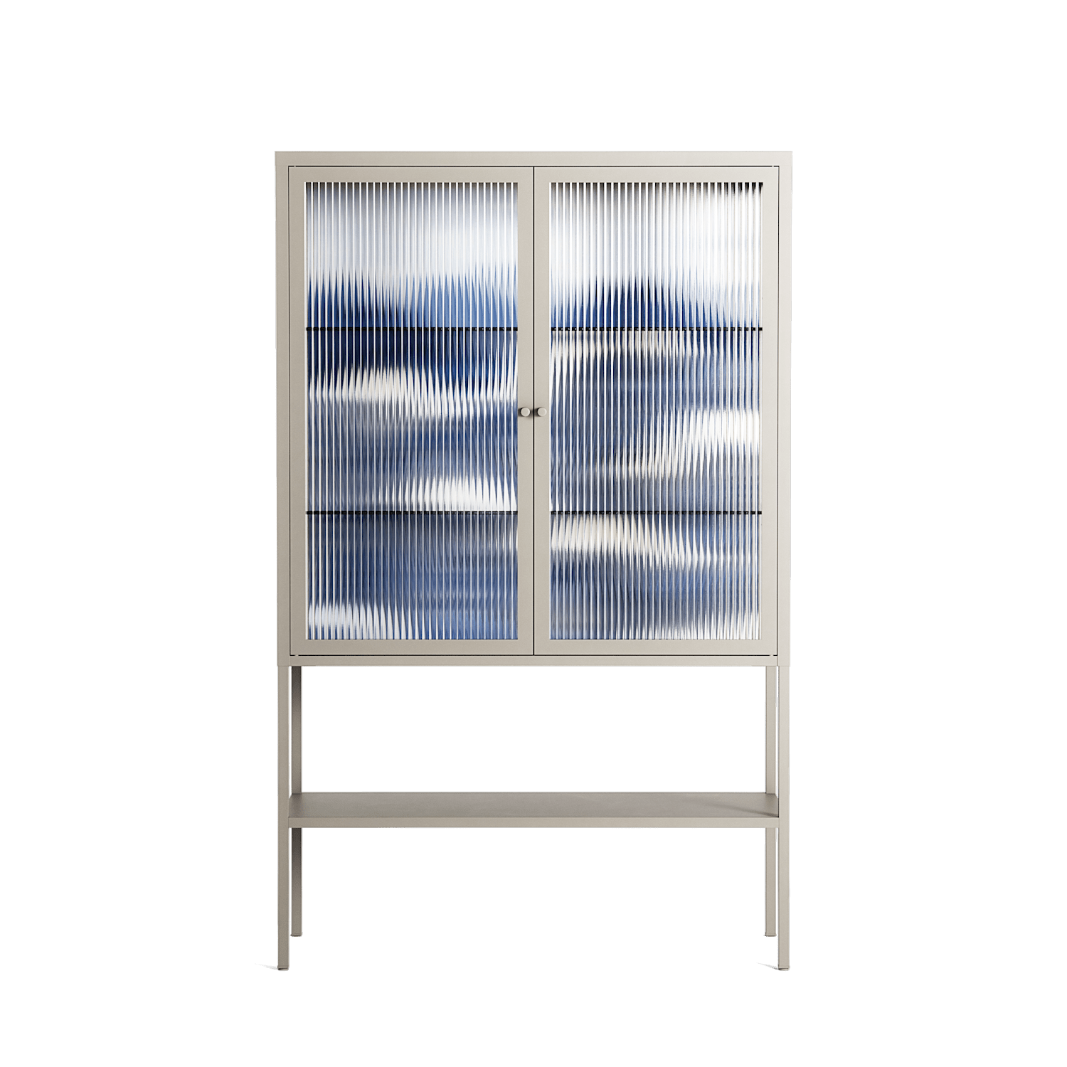 Dalgalar - Loft Cabinet - Nur Rydberg - Pebble - Reeded glass