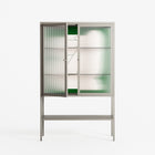 Rest 1 - Loft Cabinet - Andrea Devia-Nuño - Pebble - Reeded glass
