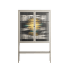 Bitch Don't Kill My Vibe - Loft Cabinet - Aley Wild - Pebble - Reeded glass
