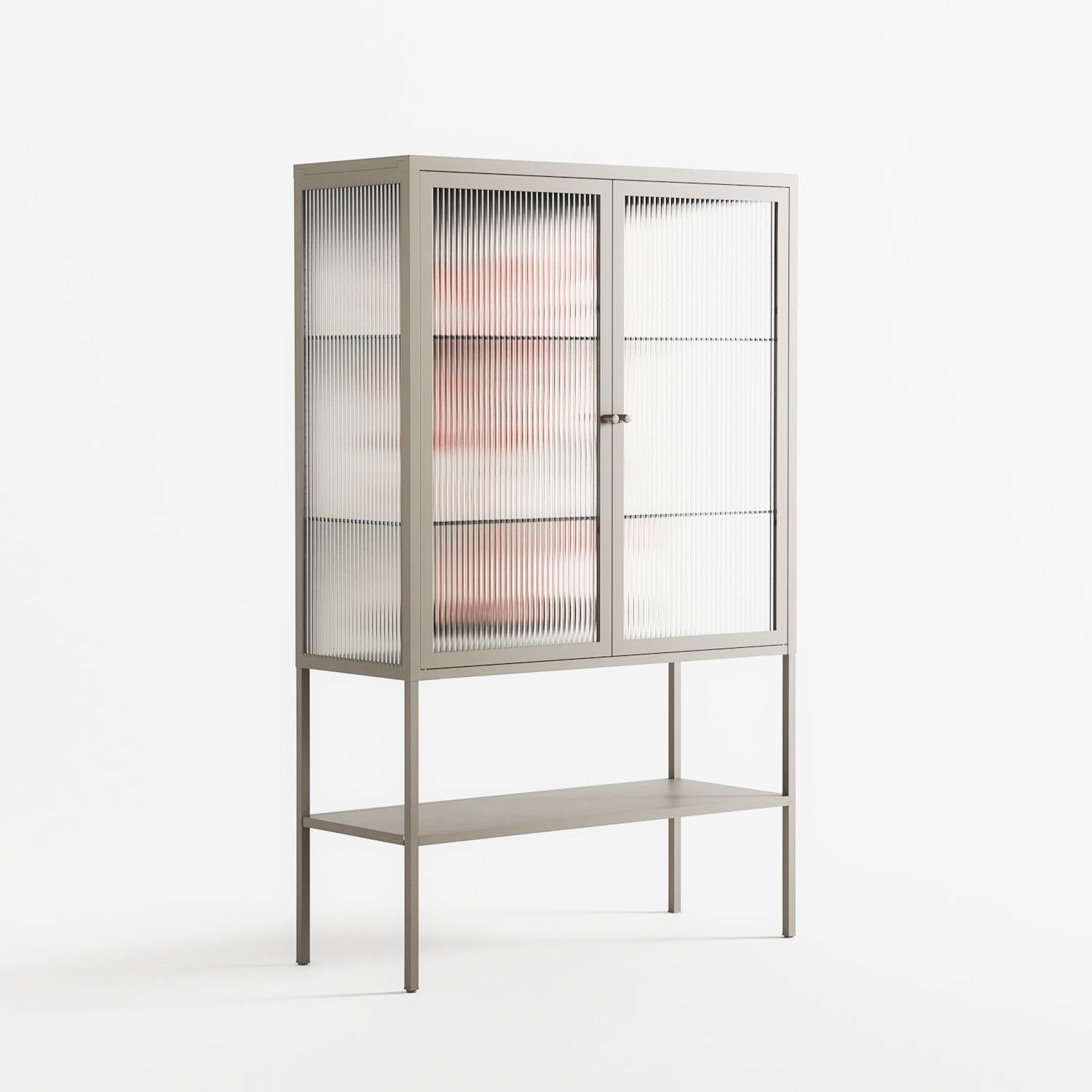 Fuck - Loft Cabinet - Aley Wild - Pebble - Reeded glass