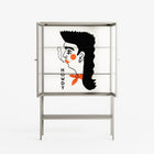 Howdy - Loft Cabinet - Aley Wild - Pebble - Reeded glass