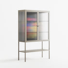 Mushroom Dance Multi - Loft Cabinet - Aley Wild - Pebble - Reeded glass