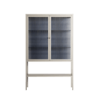 Basket Weave - Loft Cabinet - Katie O’Shea - Pebble - Reeded glass