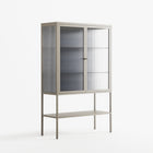 Basket Weave - Loft Cabinet - Katie O’Shea - Pebble - Reeded glass