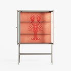 Lobster - Loft Cabinet - Raissa Oltmanns - Pebble - Reeded glass