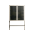 Midnight Dune - Loft Cabinet - Amy Suther - Pebble - Reeded glass