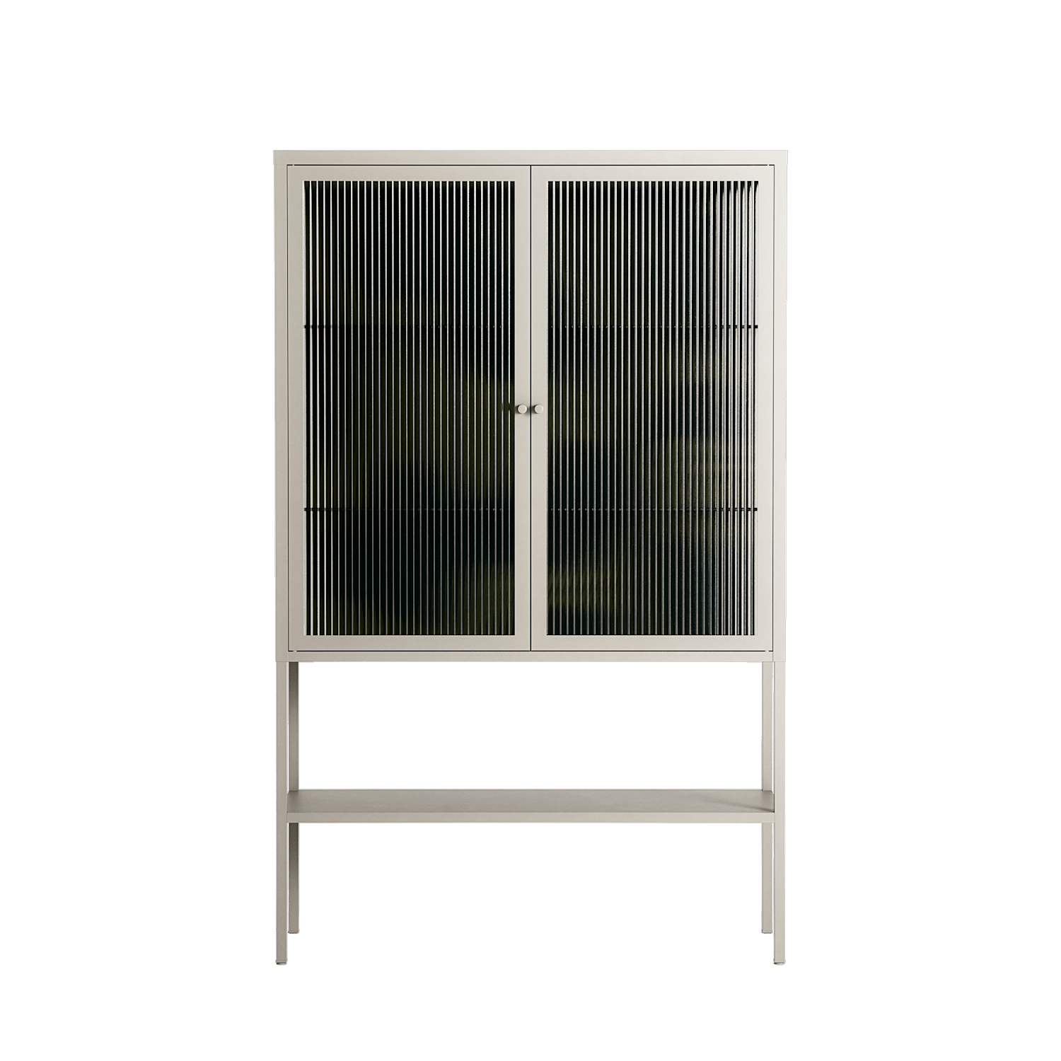 Midnight Dune - Loft Cabinet - Amy Suther - Pebble - Reeded glass