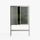 Midnight Dune - Loft Cabinet - Amy Suther - Pebble - Reeded glass
