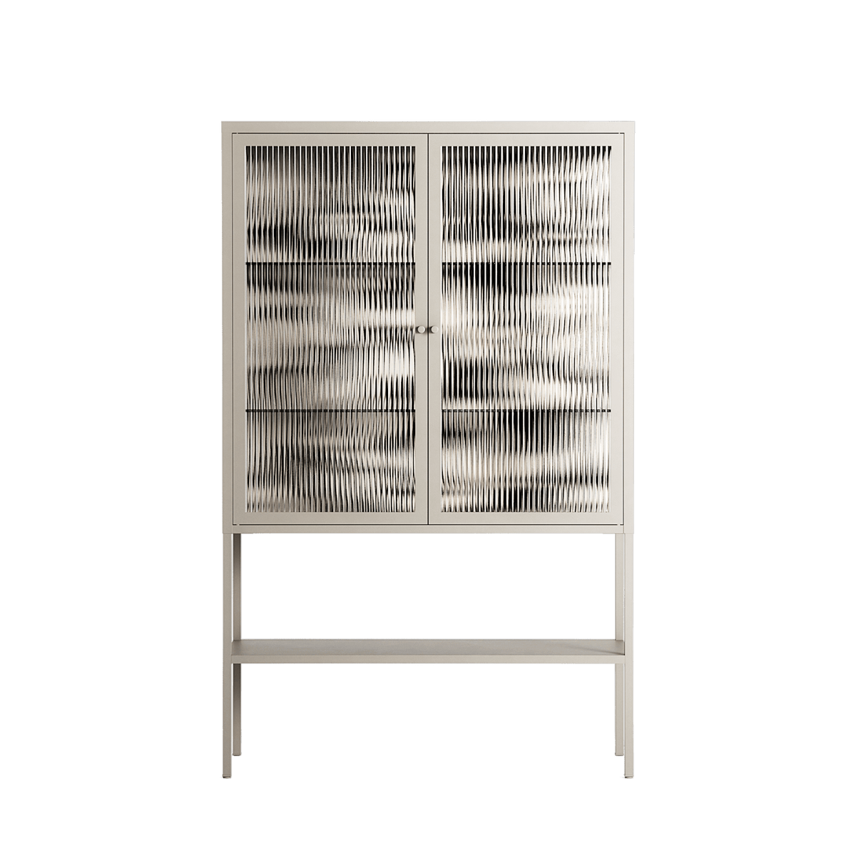 Prima Flora - Loft Cabinet - Amy Suther - Pebble - Reeded glass