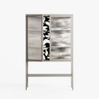 Prima Flora - Loft Cabinet - Amy Suther - Pebble - Reeded glass