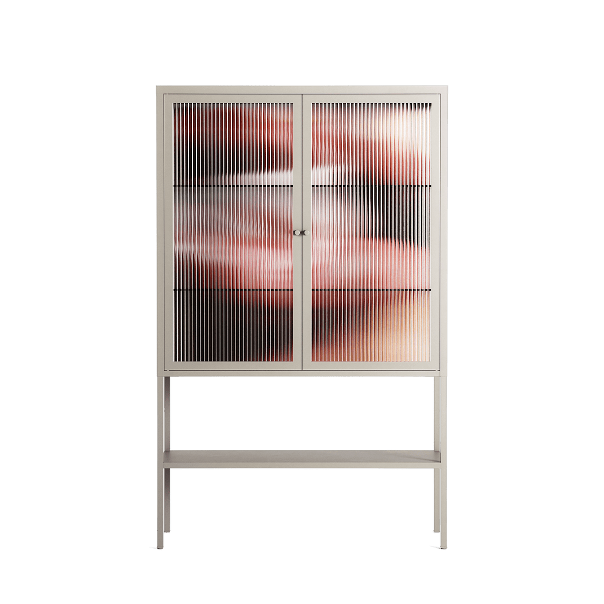 Blow - Loft Cabinet - Nadia Ryder - Pebble - Reeded glass