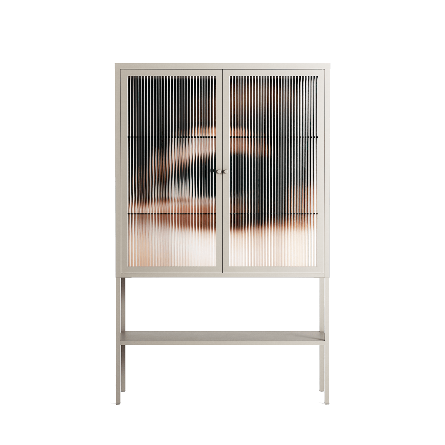 Gem - Loft Cabinet - Nadia Ryder - Pebble - Reeded glass