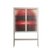 Red - Loft Cabinet - Nadia Ryder - Pebble - Reeded glass