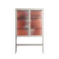 The Art Of Kissing 2 - Loft Cabinet - Nadia Ryder - Pebble - Reeded glass