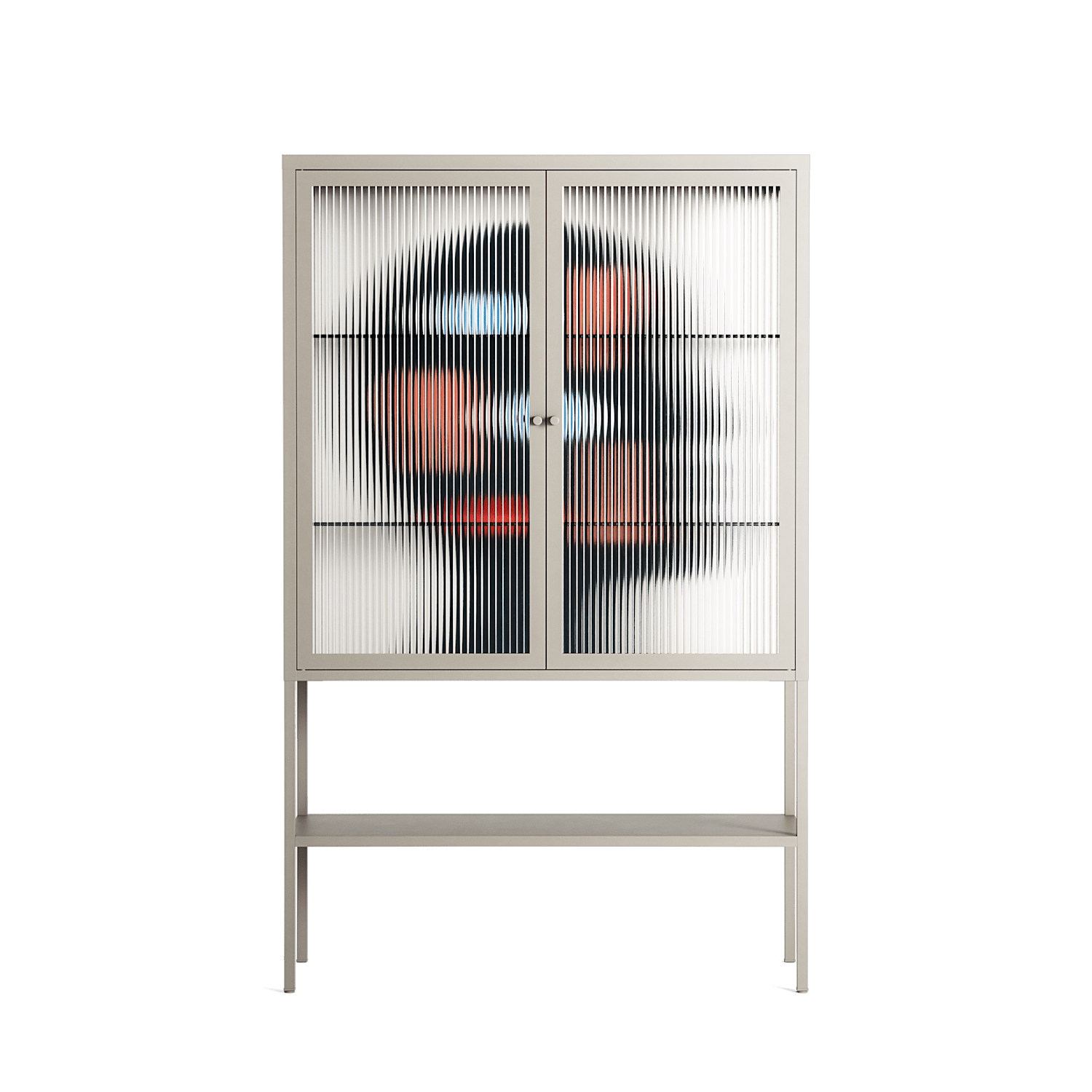 Désordre_Intérieur - Loft Cabinet - David Vanadia - Pebble - Reeded glass