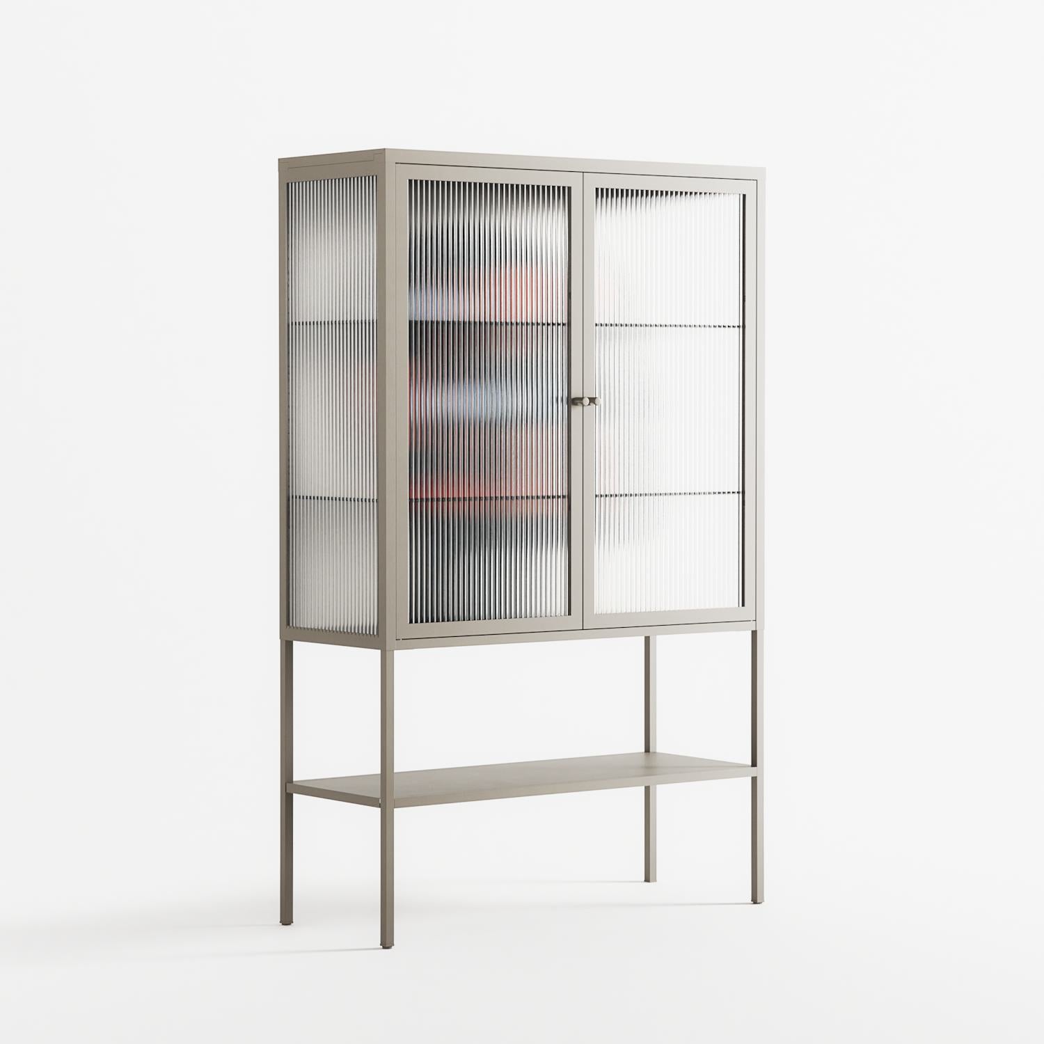 Désordre_Intérieur - Loft Cabinet - David Vanadia - Pebble - Reeded glass