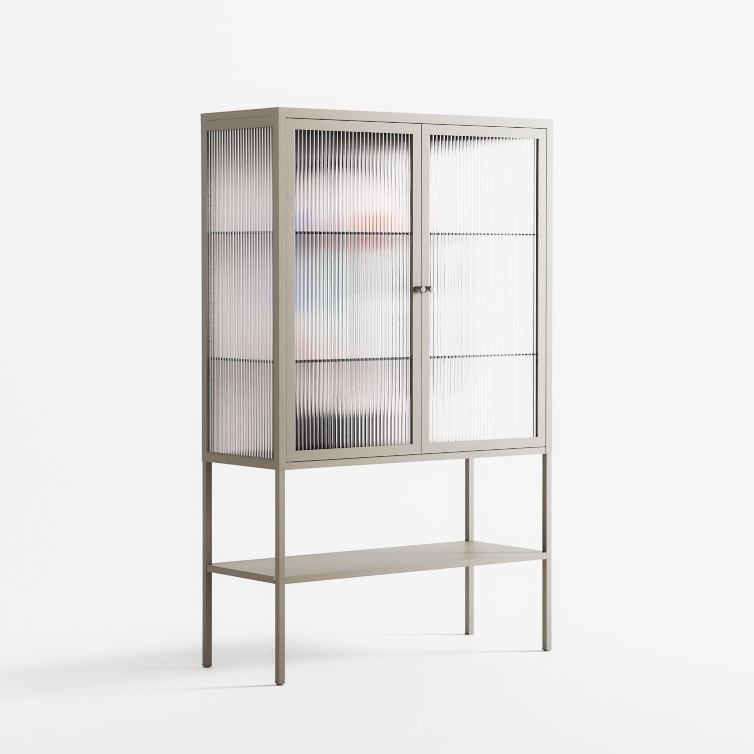 Équilibre_Intérieur - Loft Cabinet - David Vanadia - Pebble - Reeded glass