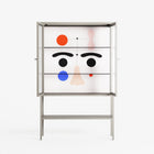 Équilibré - Loft Cabinet - David Vanadia - Pebble - Reeded glass