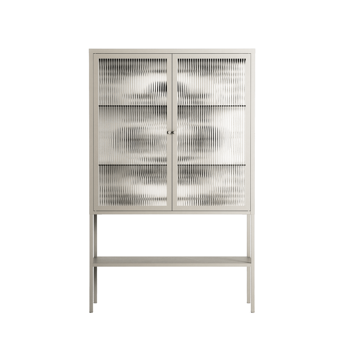 Barbed Bloom - Loft Cabinet - Daphna Sebbane - Pebble - Reeded glass