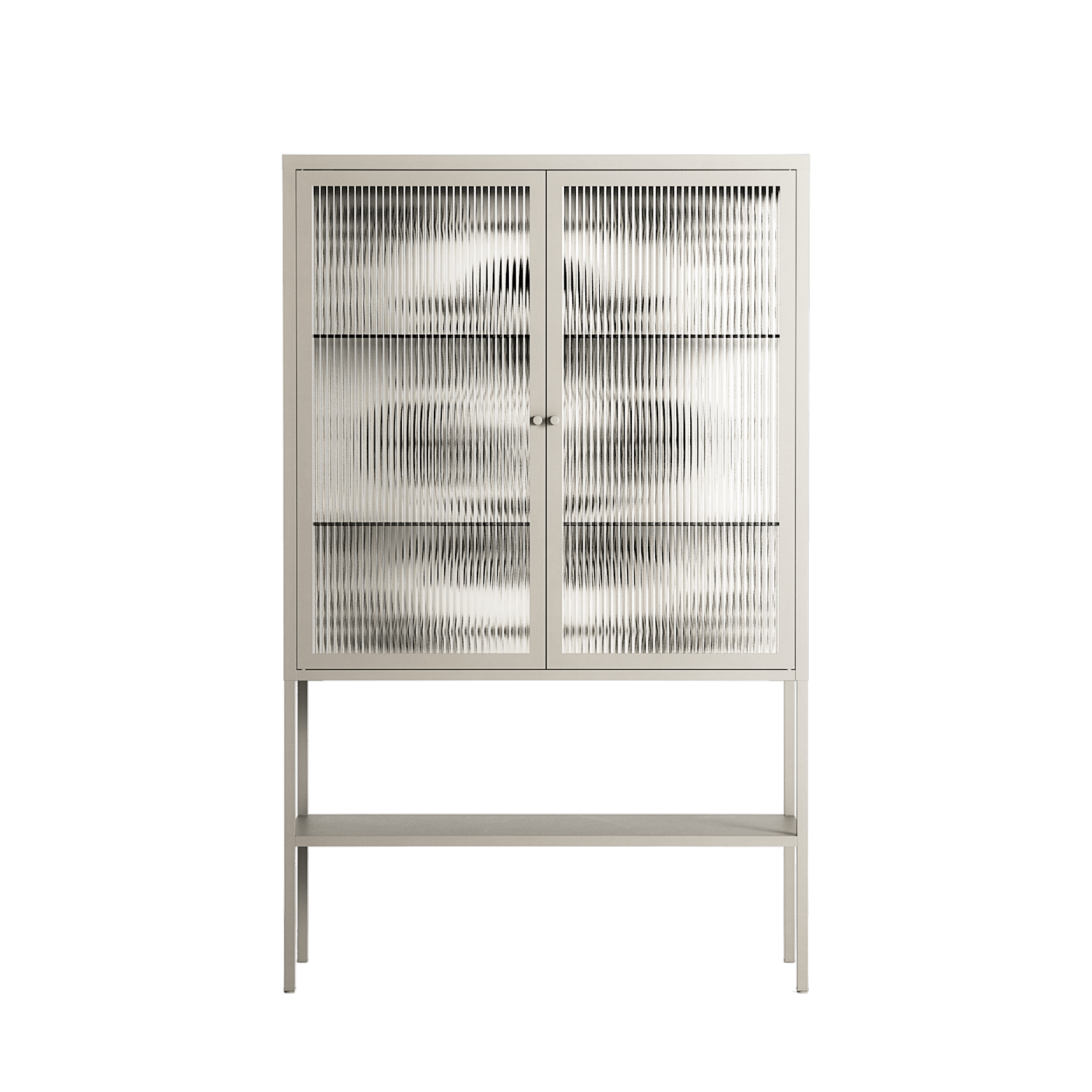Barbed Bloom - Loft Cabinet - Daphna Sebbane - Pebble - Reeded glass