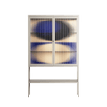 Entrance - Loft Cabinet - Oluwasheyi Adebayo - Pebble - Reeded glass