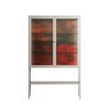 Hours - Loft Cabinet - Oluwasheyi Adebayo - Pebble - Reeded glass