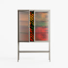 Hours - Loft Cabinet - Oluwasheyi Adebayo - Pebble - Reeded glass