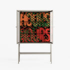 Hours - Loft Cabinet - Oluwasheyi Adebayo - Pebble - Reeded glass