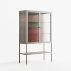 Hours - Loft Cabinet - Oluwasheyi Adebayo - Pebble - Reeded glass