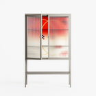Parallel Mirage - Loft Cabinet - Oluwasheyi Adebayo - Pebble - Reeded glass
