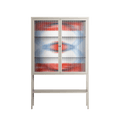 Velvet Dusk - Loft Cabinet - Oluwasheyi Adebayo - Pebble - Reeded glass