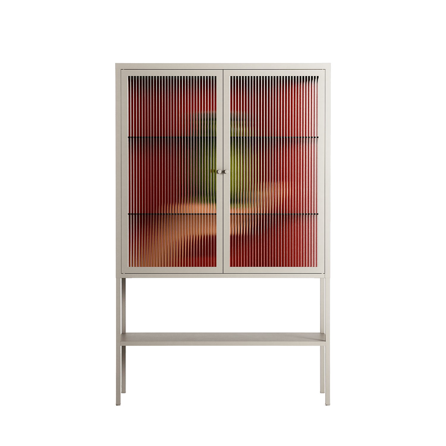 Pickles - Loft Cabinet - Kristin Eriksson - Pebble - Reeded glass