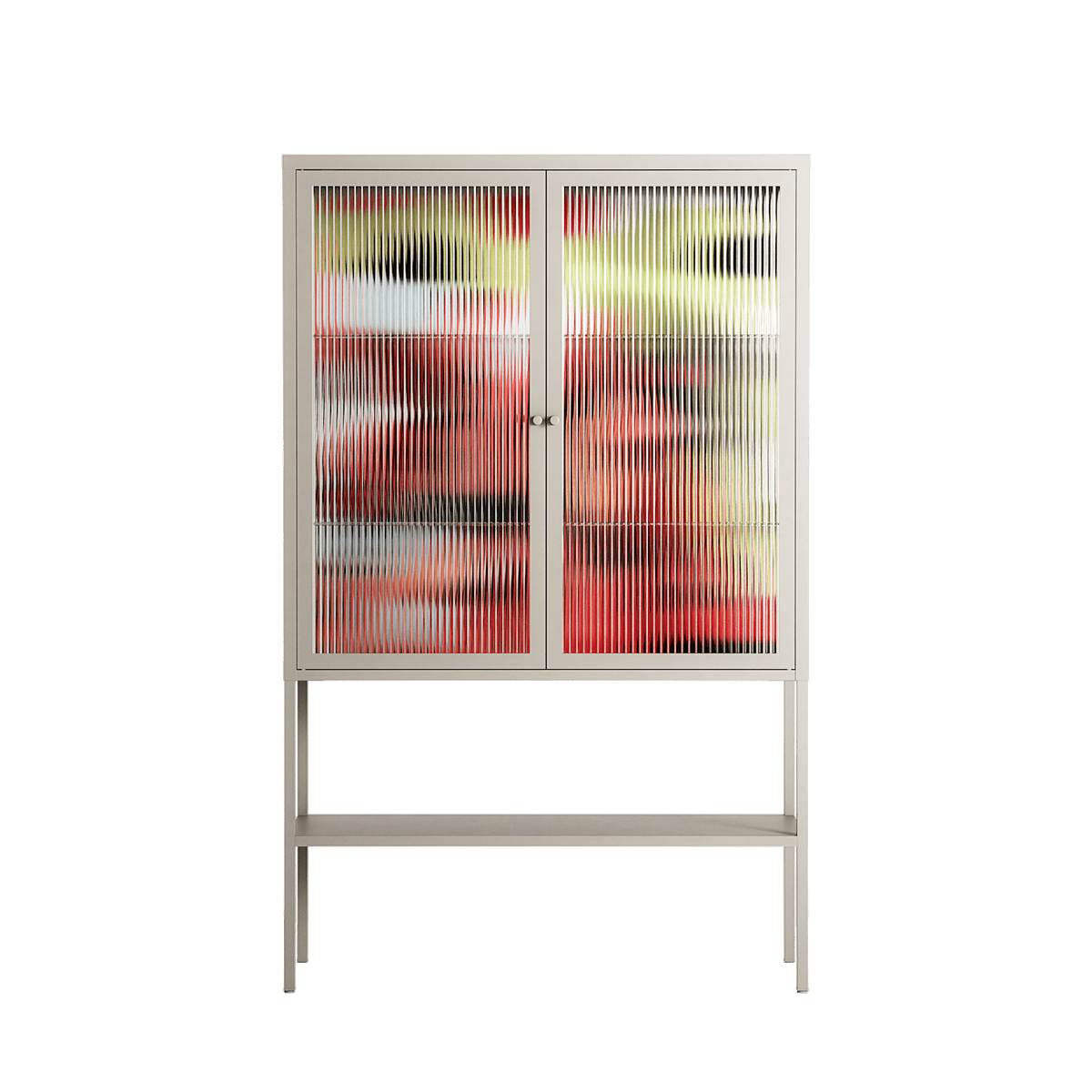 Rogue - Loft Cabinet - Caitlin Flood-Molyneux - Pebble - Reeded glass