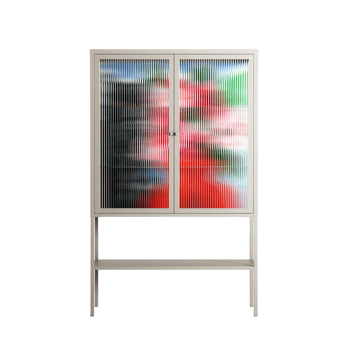Guardian - Loft Cabinet - Caitlin Flood-Molyneux - Pebble - Reeded glass