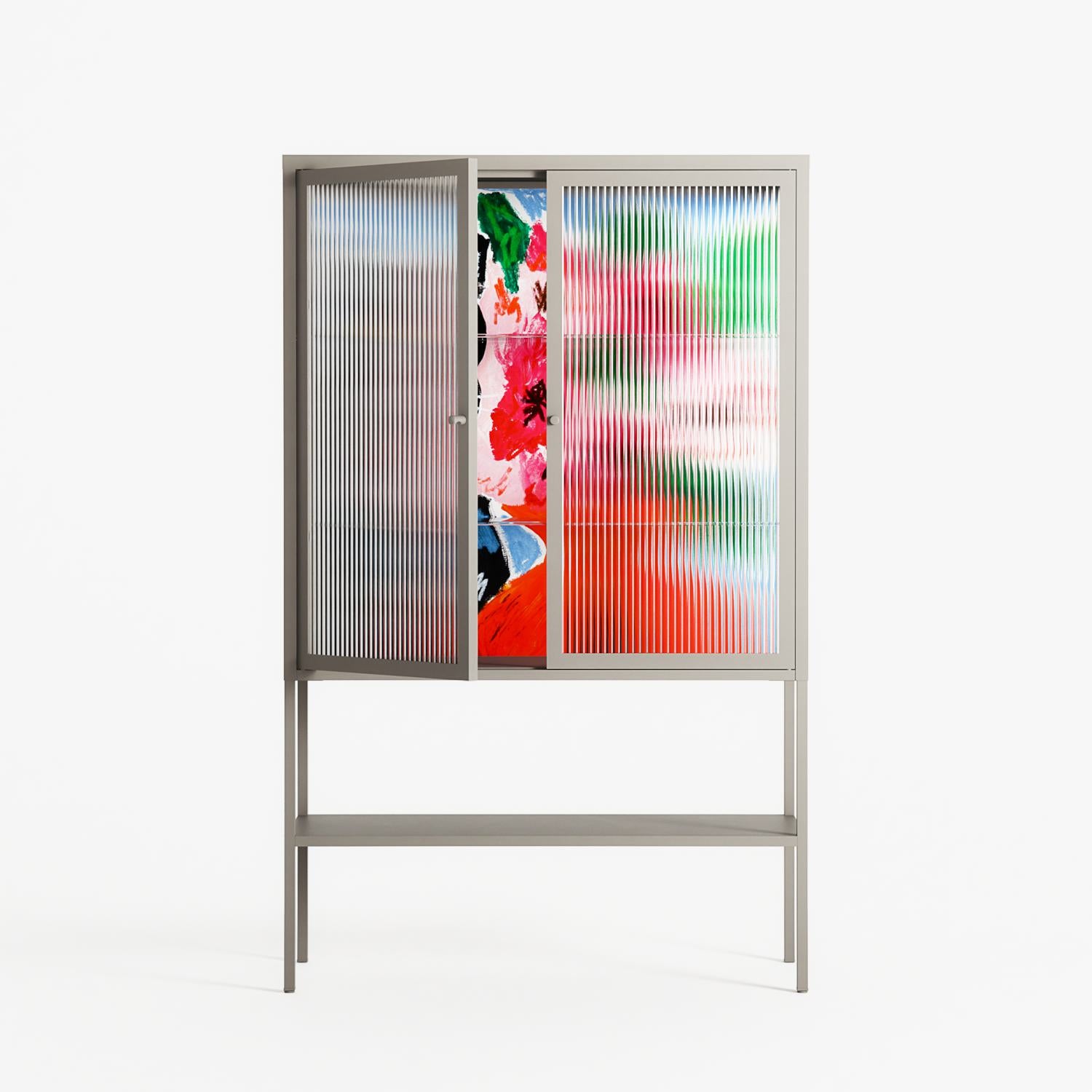 Guardian - Loft Cabinet - Caitlin Flood-Molyneux - Pebble - Reeded glass