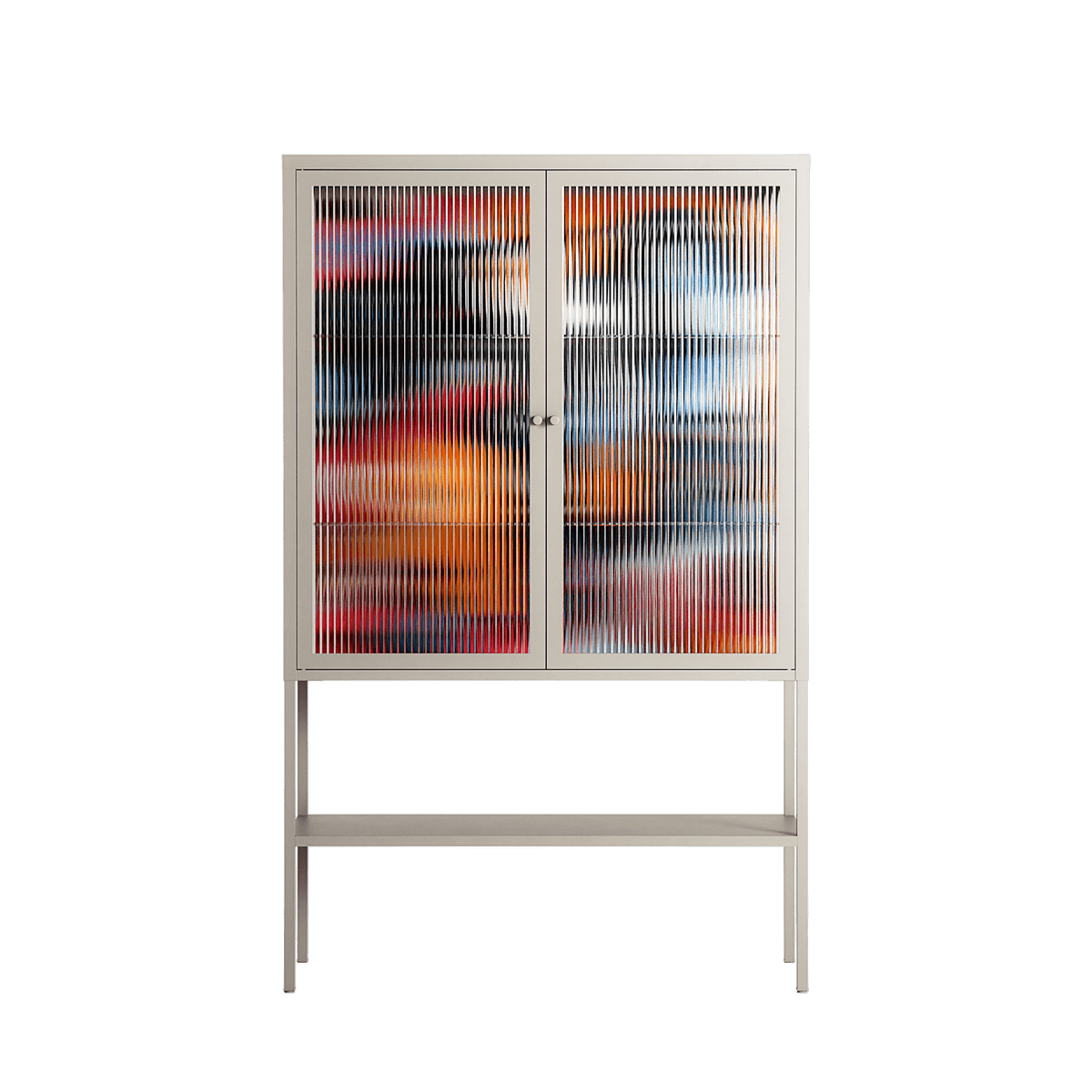 Ambush - Loft Cabinet - Caitlin Flood-Molyneux - Pebble - Reeded glass