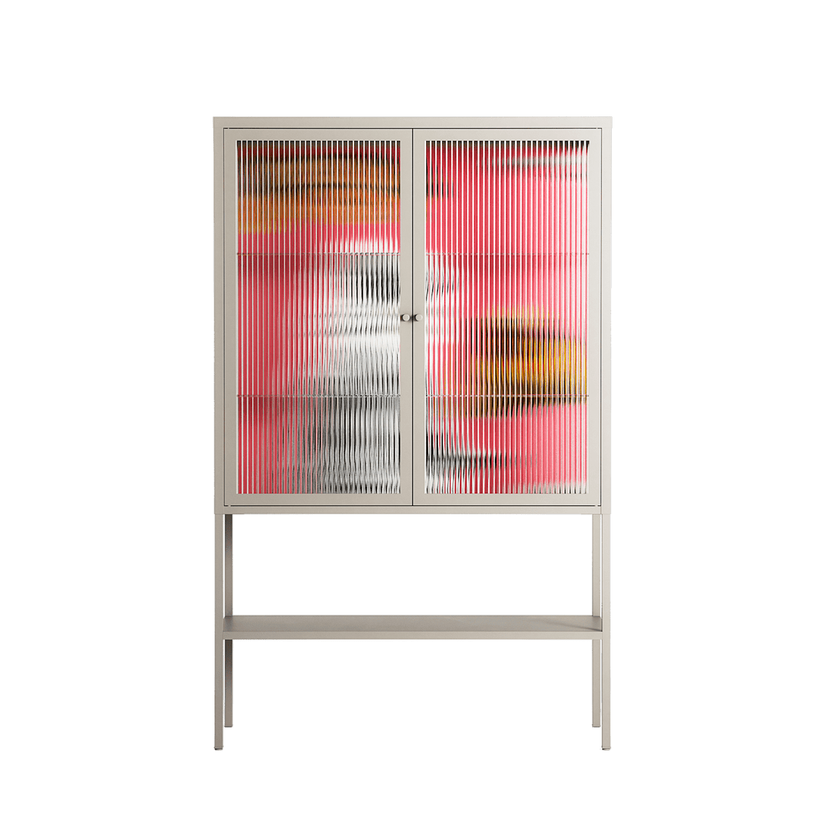Change - Loft Cabinet - Caitlin Flood-Molyneux - Pebble - Reeded glass
