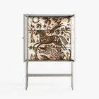 Delight Pink - Loft Cabinet - Diana Catchpole - Pebble - Reeded glass