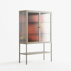 Swift - Loft Cabinet - Rikki Hewitt - Pebble - Reeded glass