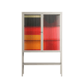 Turnstile - Loft Cabinet - Rikki Hewitt - Pebble - Reeded glass